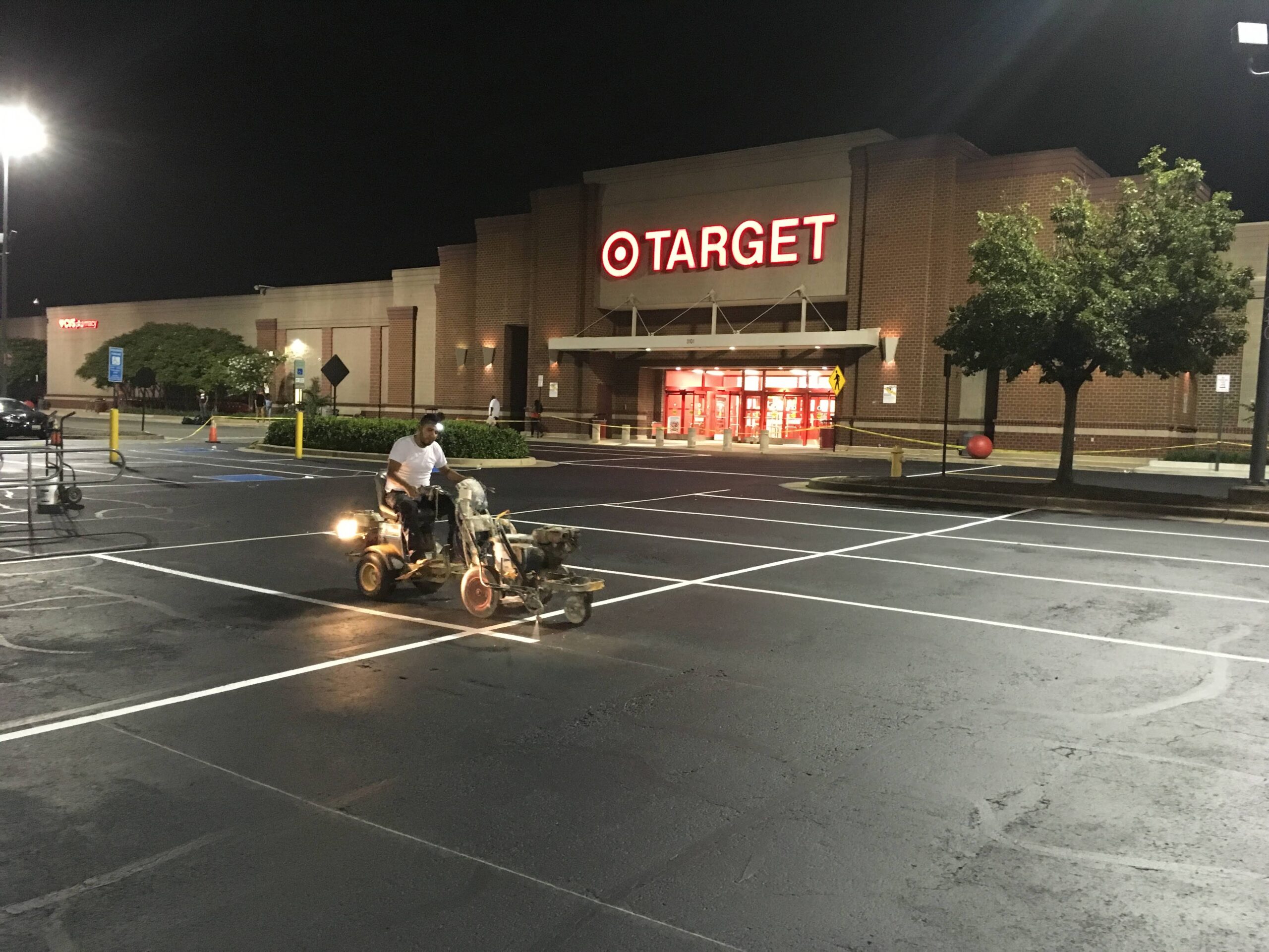 parking lot line painting in Naperville IL