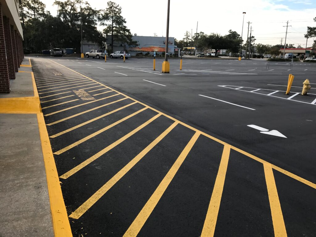 Universal Striping pavement marking project example 8
