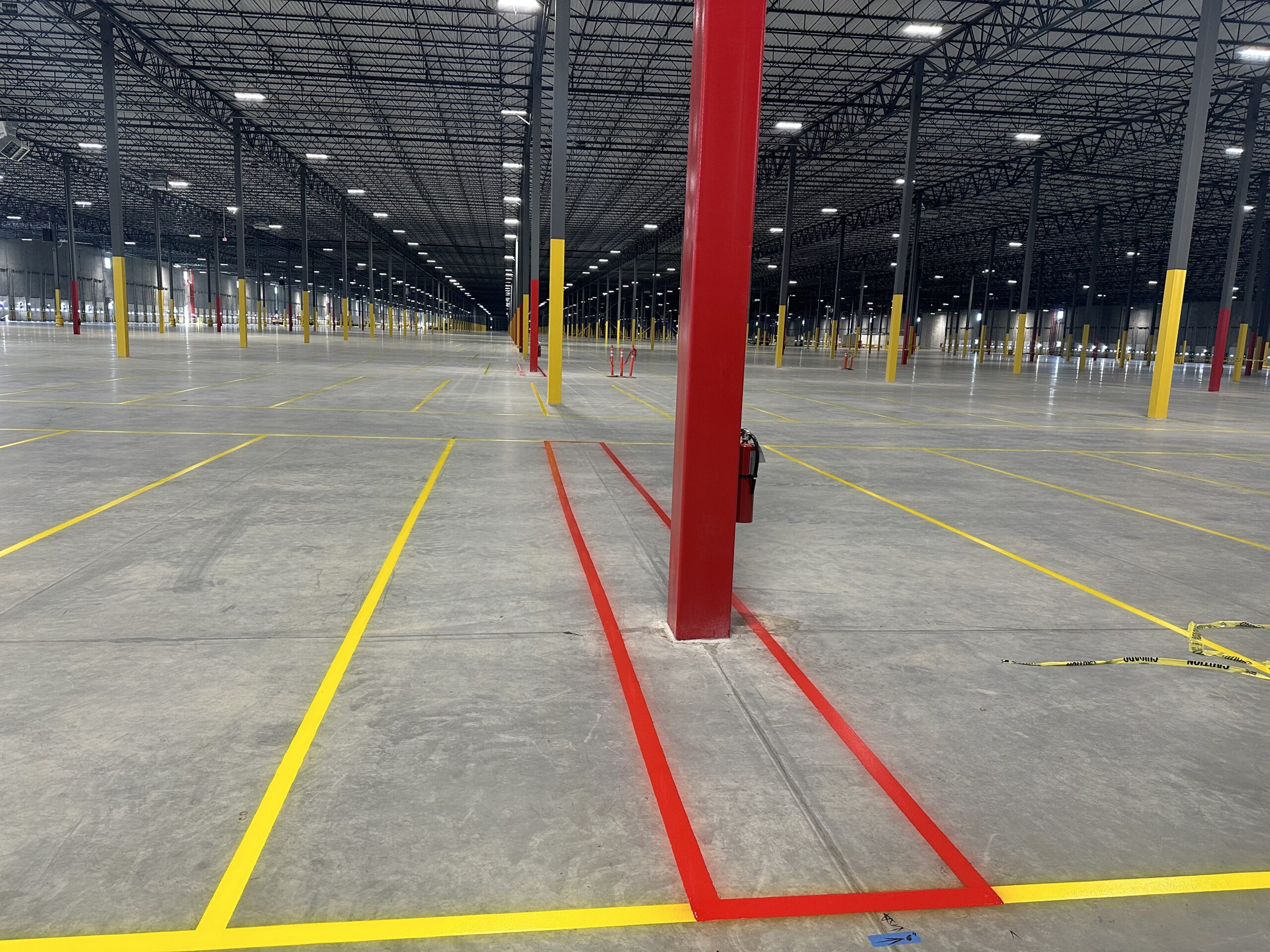 warehouse striping