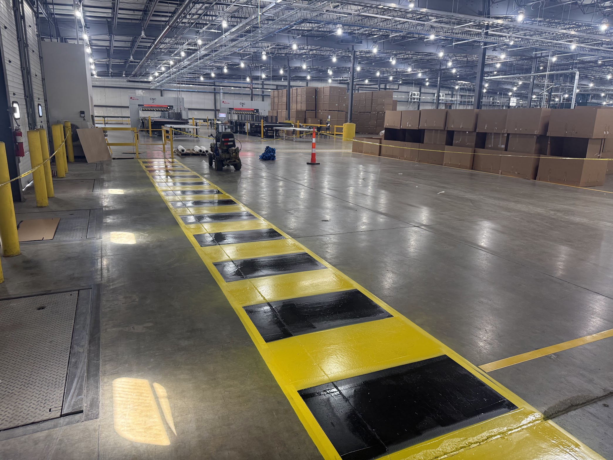 warehouse epoxy layouts near Mobile AL