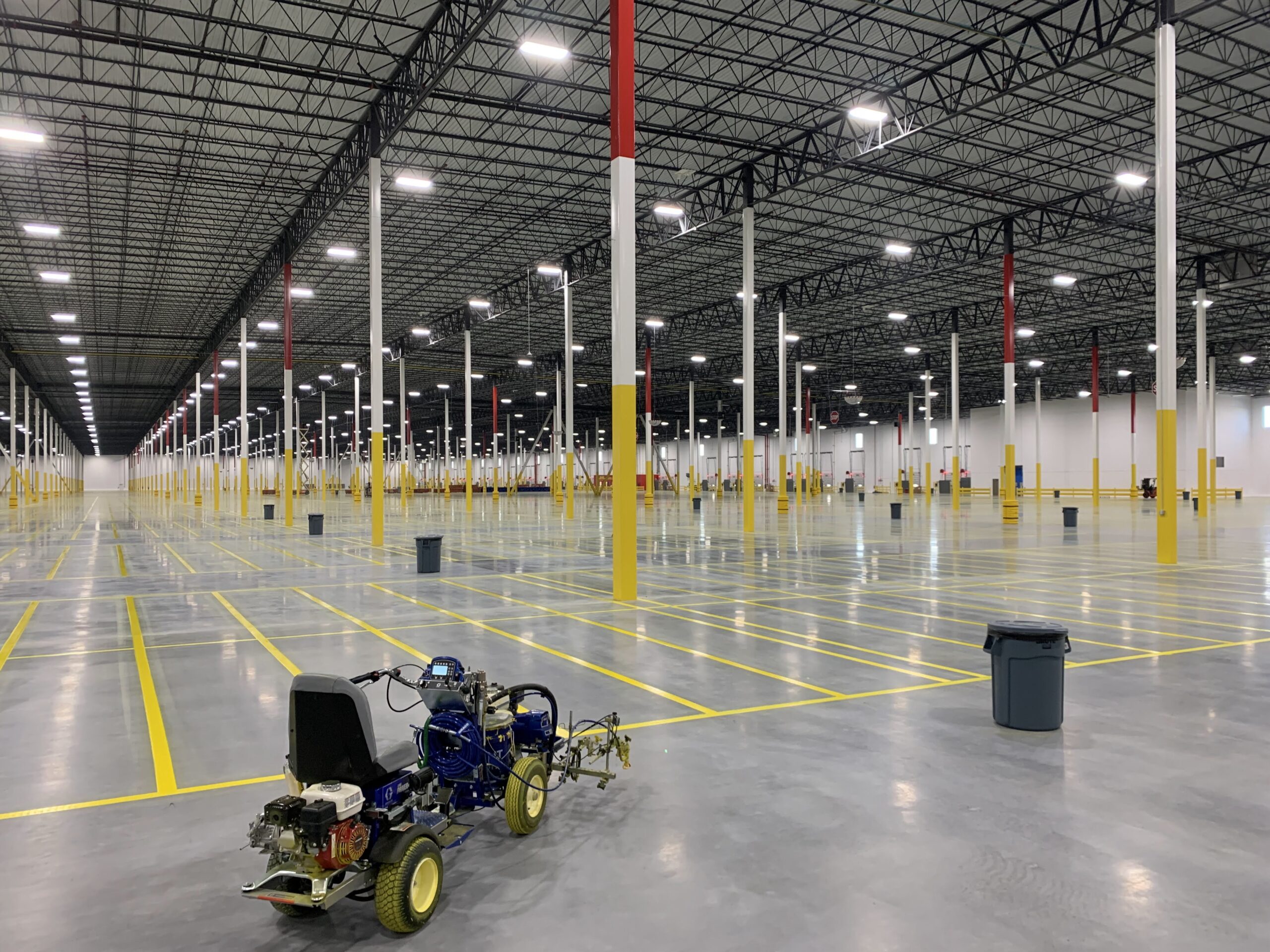 warehouse striping charleston sc near me i-95 corridor