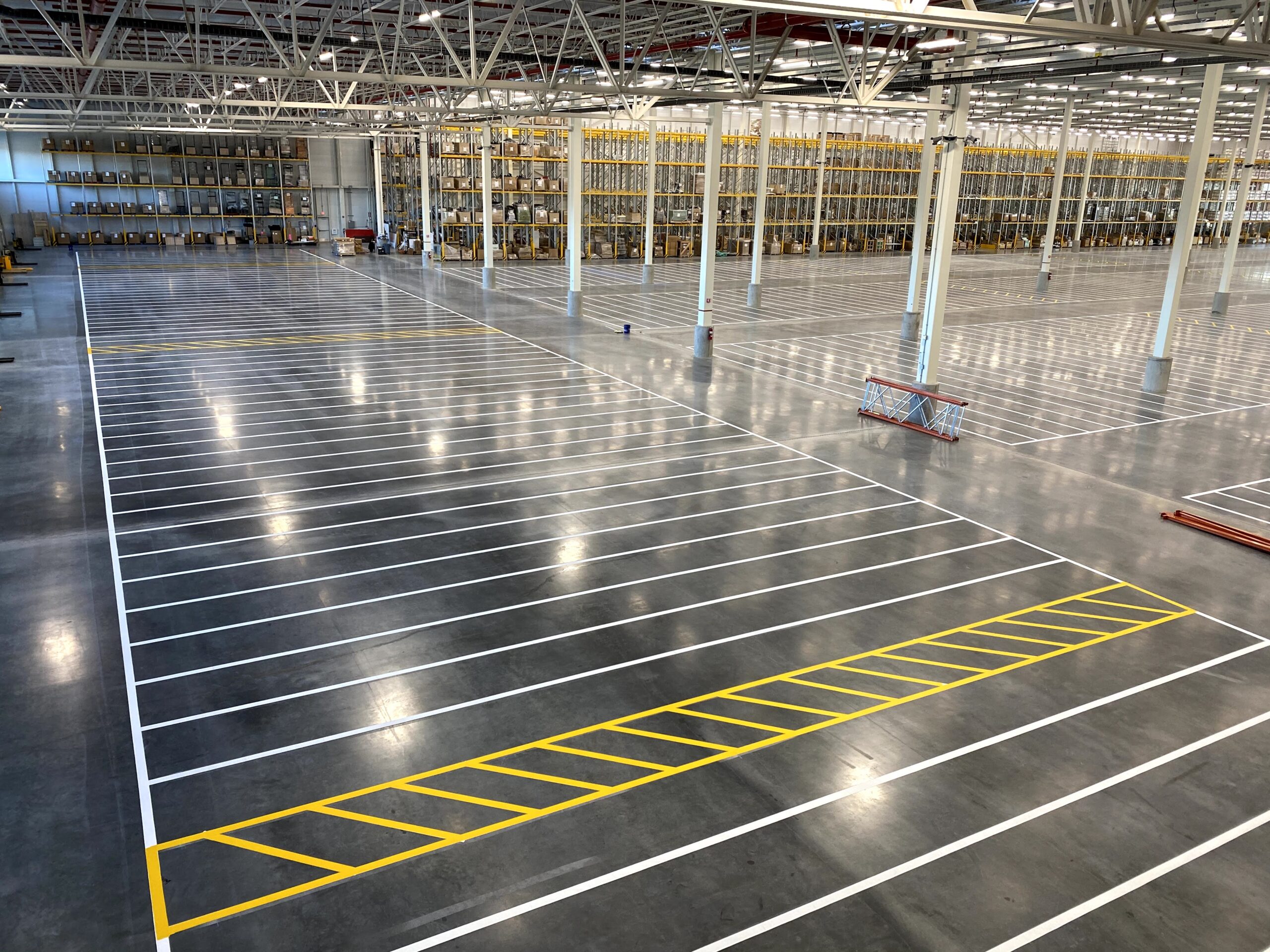 industrial striping near I-75 Detroit MI