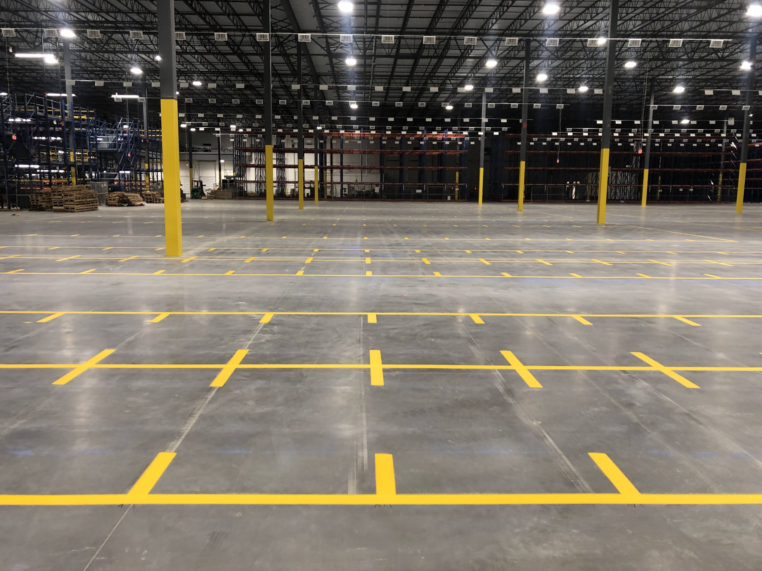 * warehouse striping project exceeding 300000 square feet in Phoenix AZ