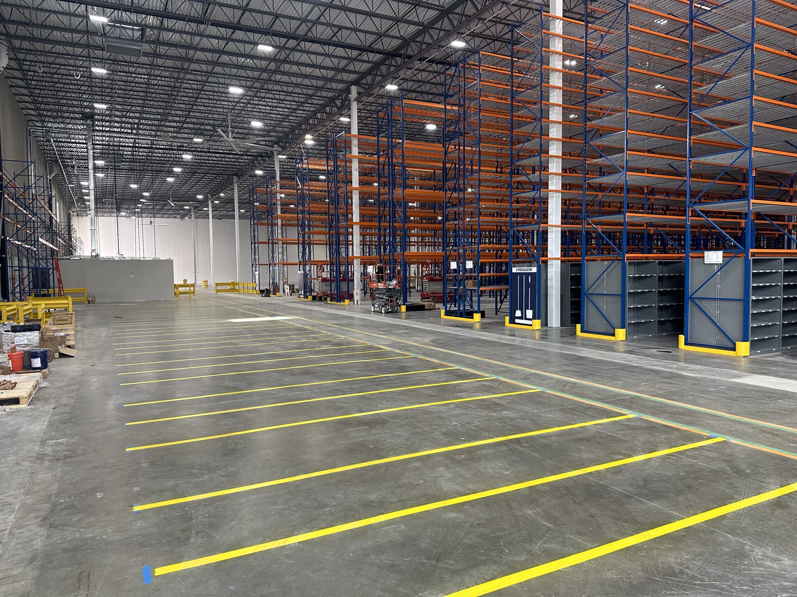 Georgia warehouse epoxy line striping