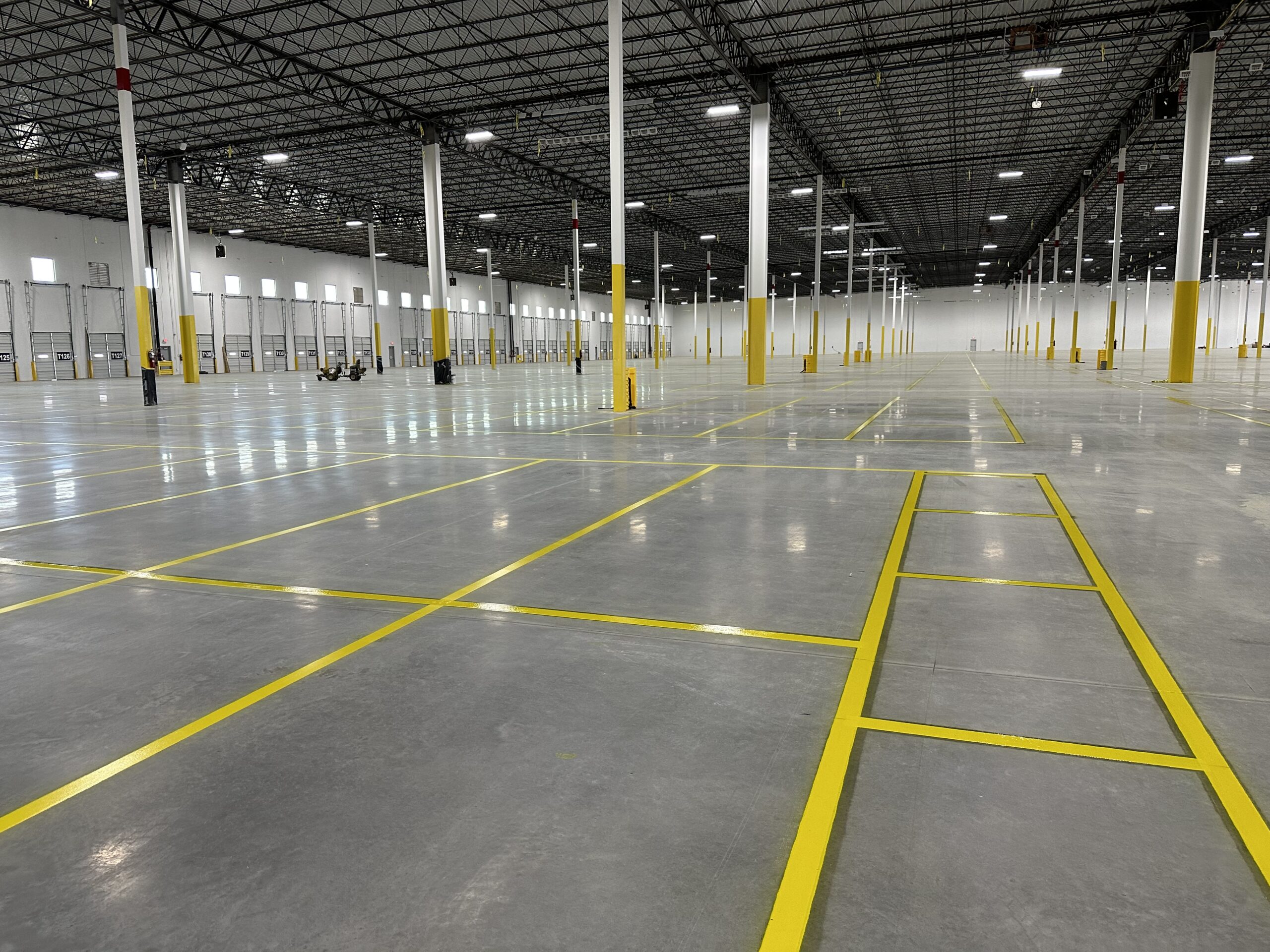 Distribution center floor striping Myrtle Beach SC
