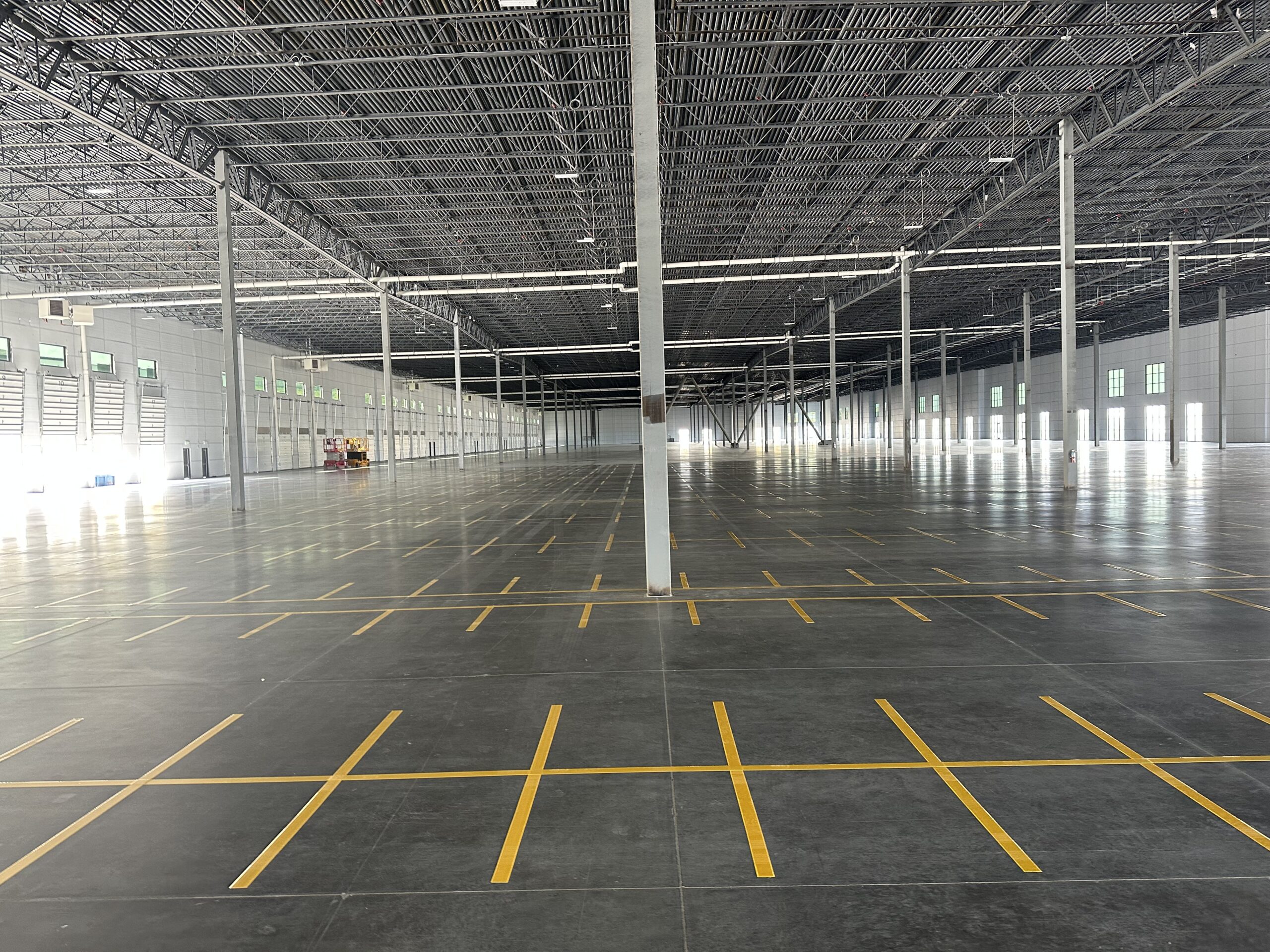 Industrial warehouse floor markings Myrtle Beach SC