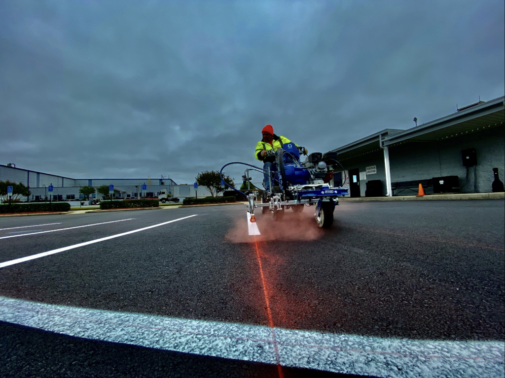 Directional pavement markings