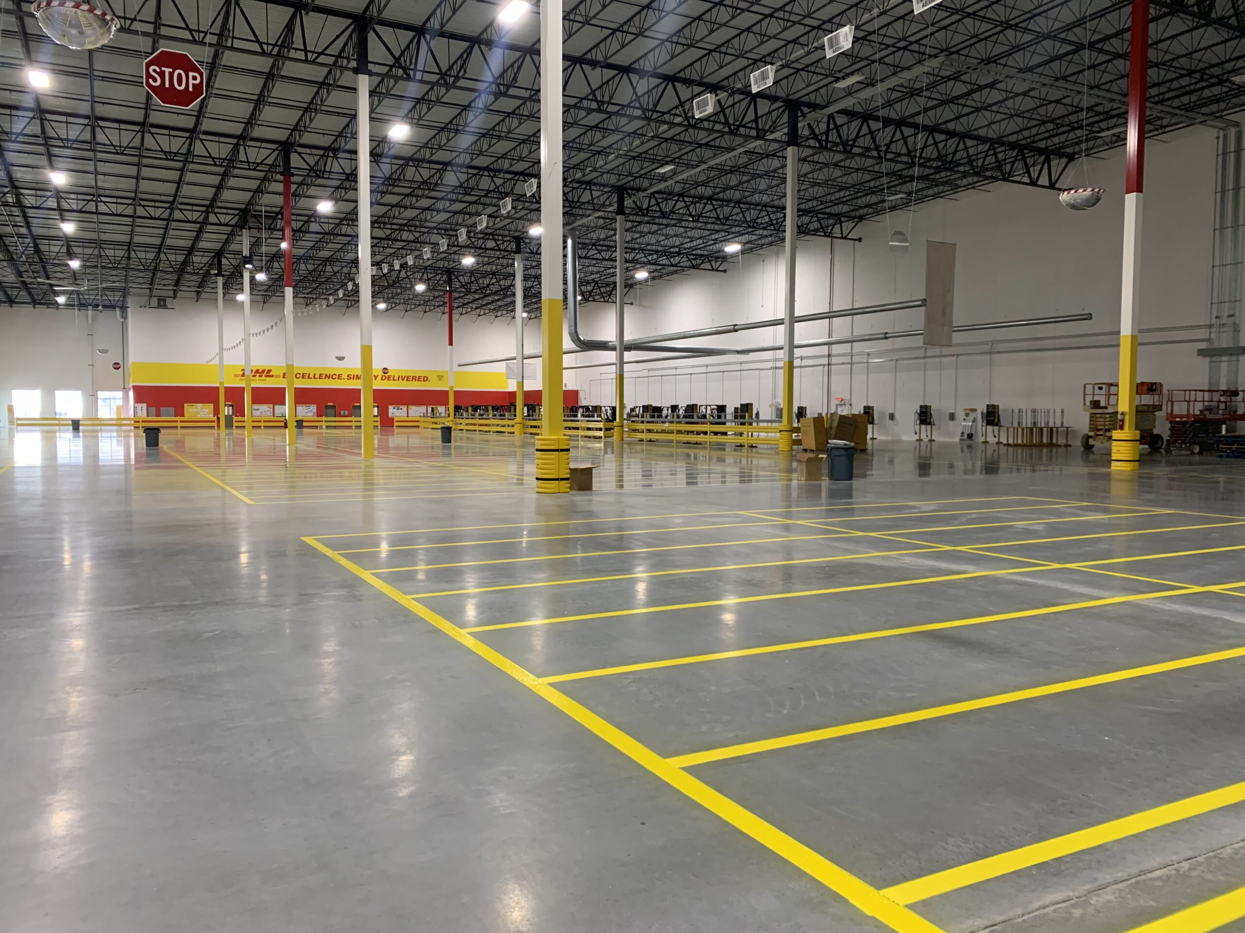 Industrial warehouse floor marking project 5